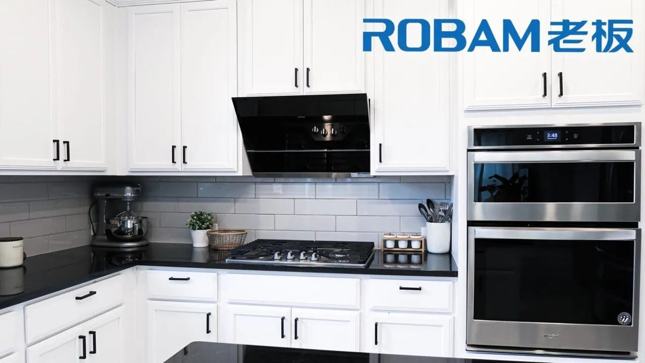 【打造高端无烟厨房】交给老板A672大吸力油烟机就对啦!