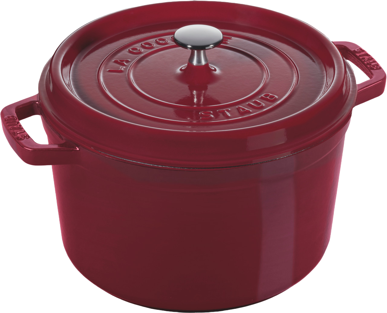 STAUB CAST IRON - TALL COCOTTES 5 QT, ROUND, TALL COCOTTE, CHERR - ROBAM Living