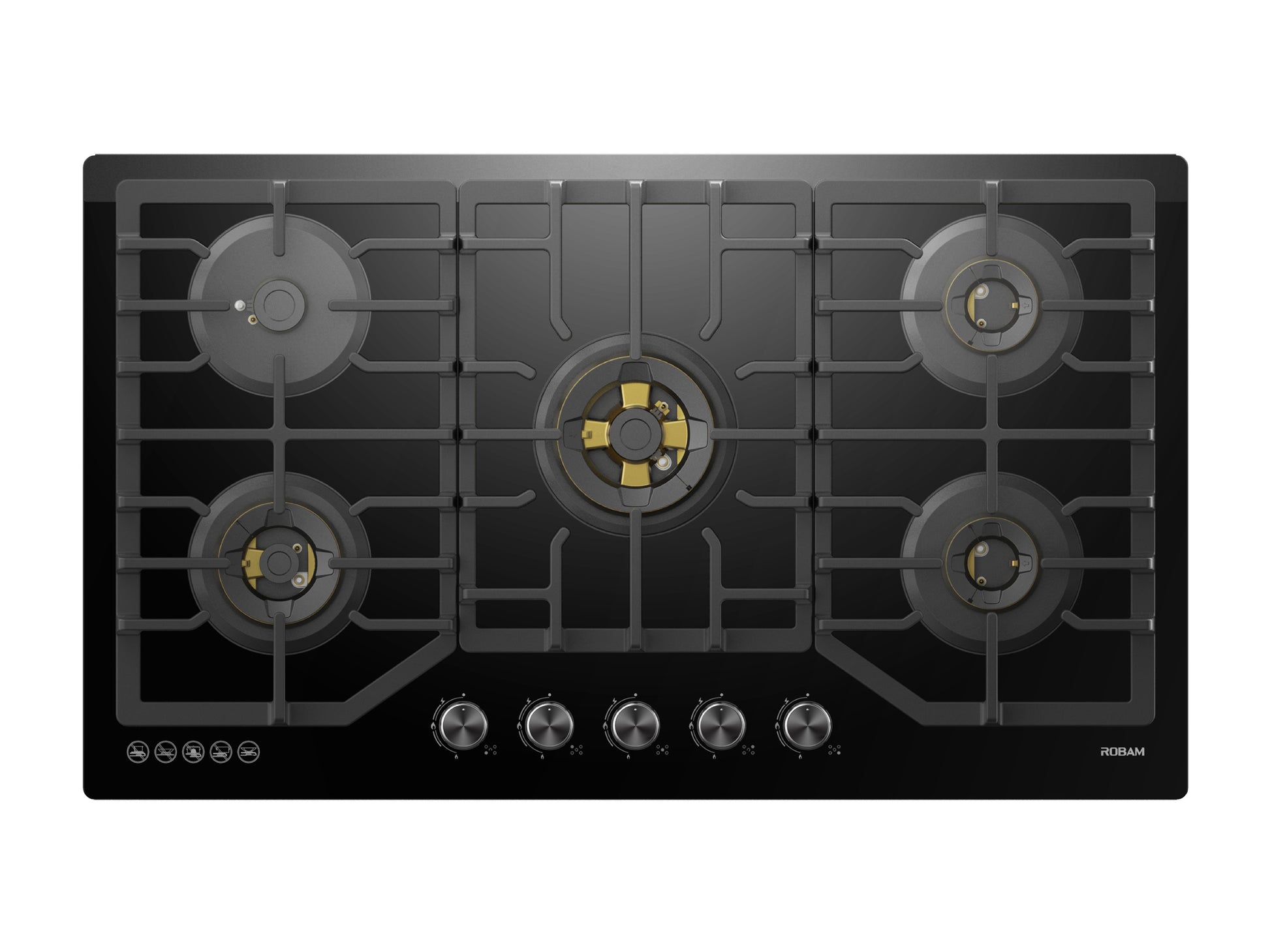 ROBAM  Cooktop ZG9500B - 36" (5 Burners) - ROBAM Living