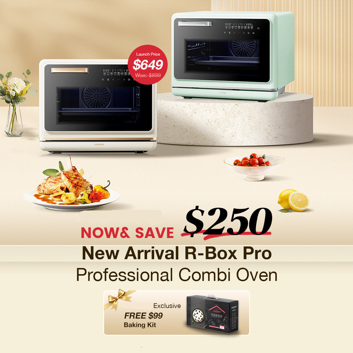 ROBAM COMBI STEAM OVEN R-BOX PRO CT766/767