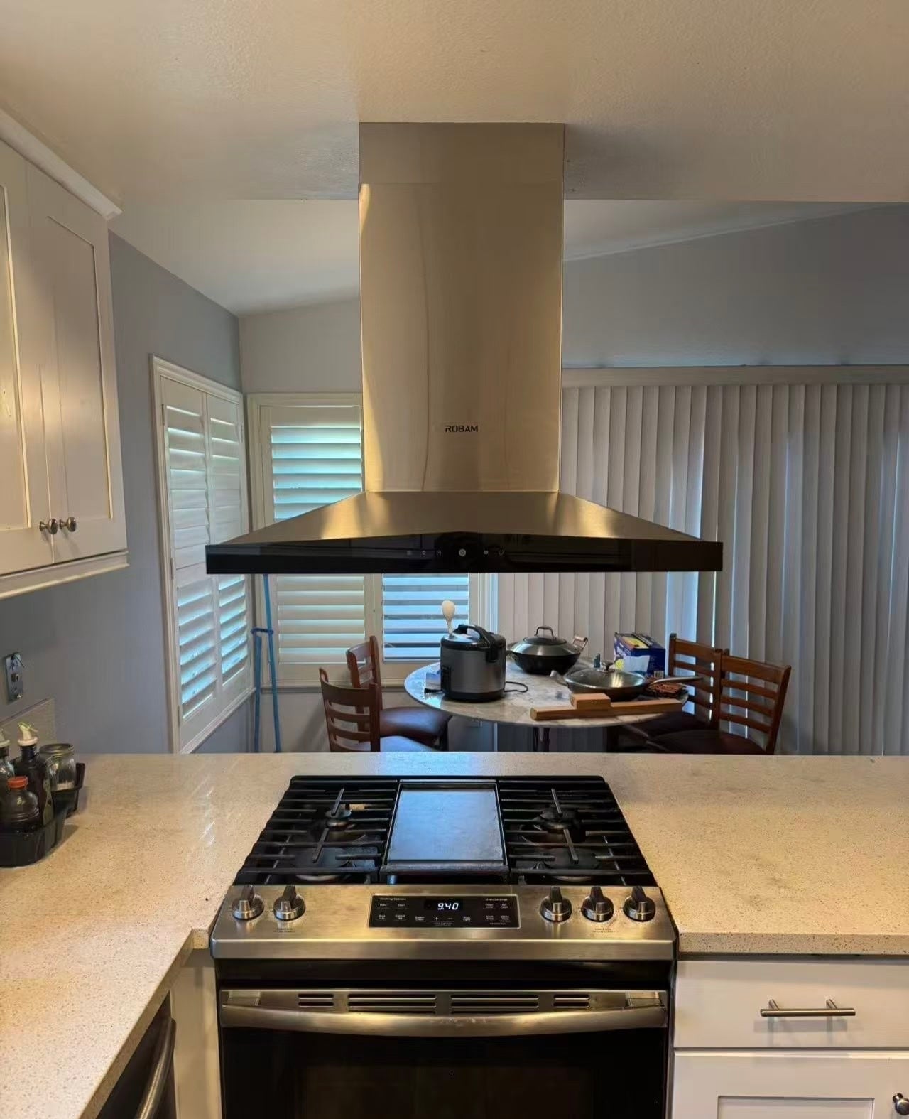 ROBAM A837 Chimney Extension | Wall Mount Stainless Steel Range
