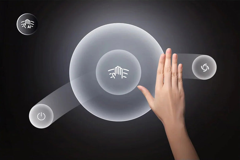 Touchless waving control