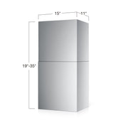 Adjustable Range Hood Extension