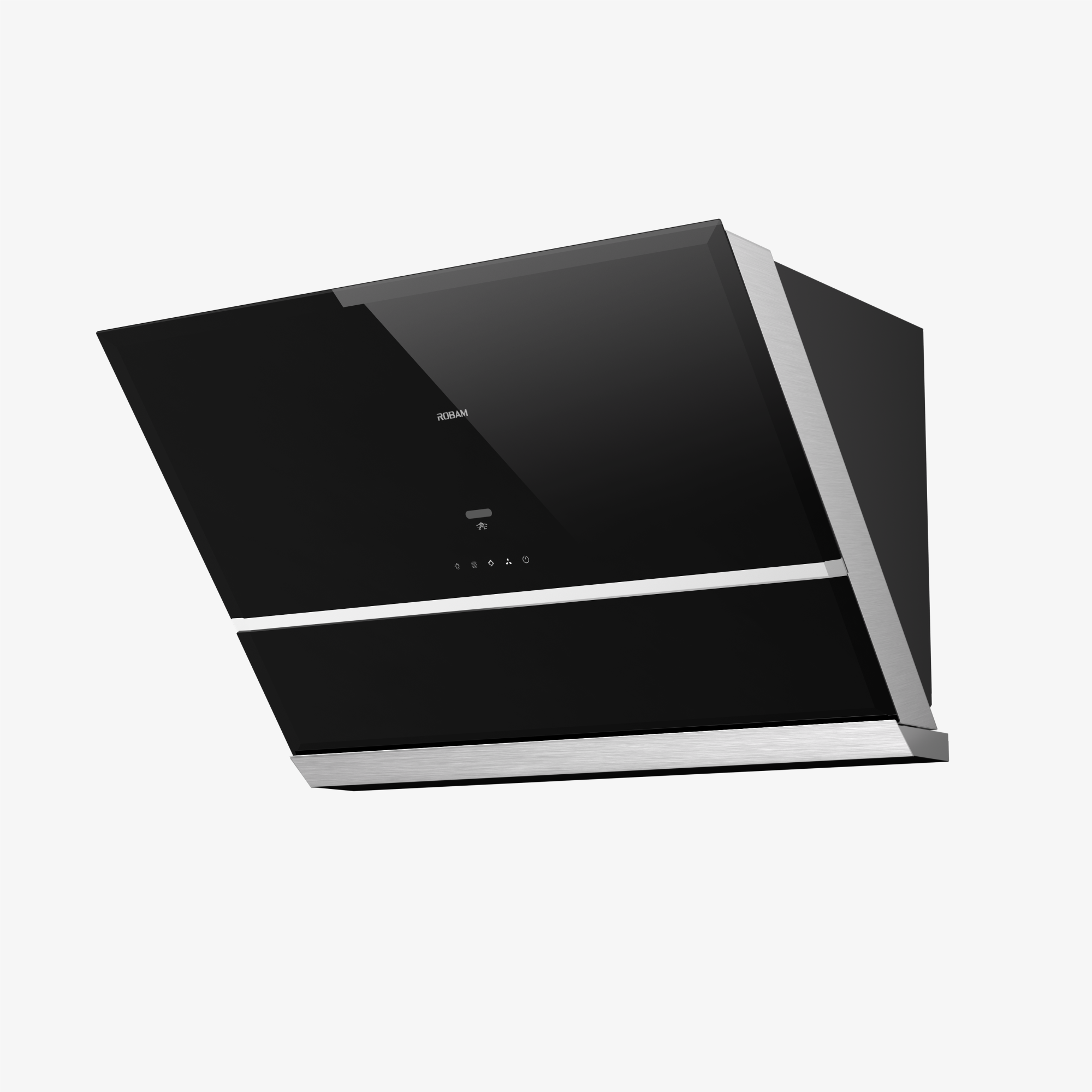 ROBAM A672-30" | 1050 CFM Slant Vent Side-Draft Range Hood