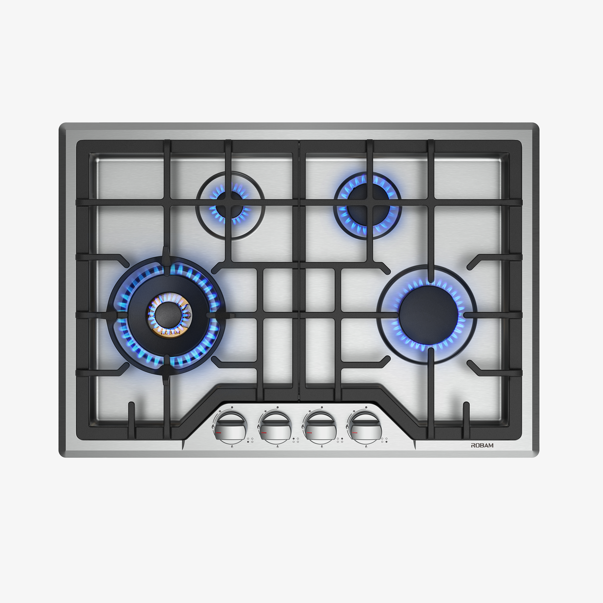 ROBAM 燃气灶 G413 - 30英寸（4个炉头）