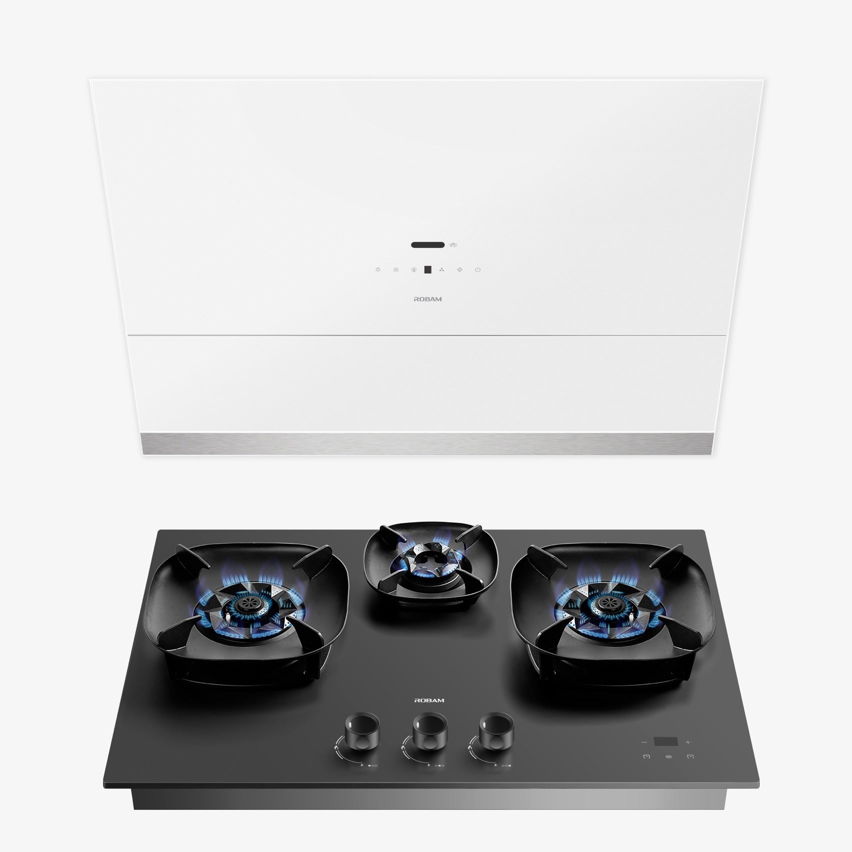 ROBAM 30-Inch R-MAX3 抽油煙機＋FireCube 爐具組合