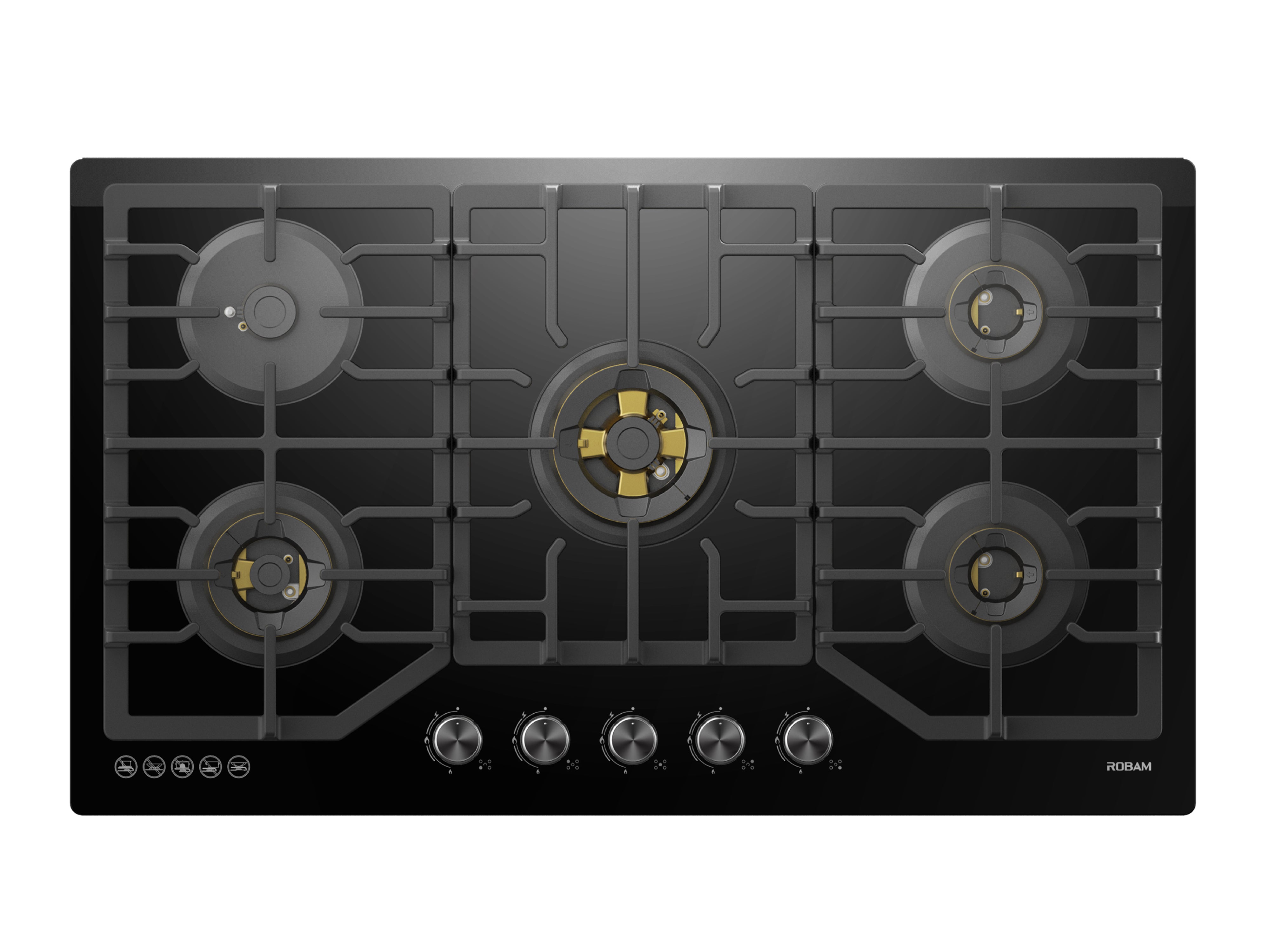 ROBAM 灶具 ZG9500B - 36英寸（5个炉头）