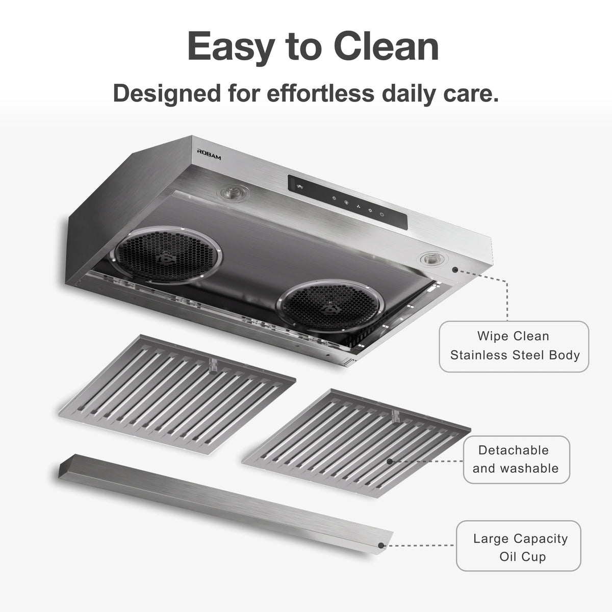 30-Inch Stainless Steel Range Hood + Gas Range Bundle – U3 + 7GG11