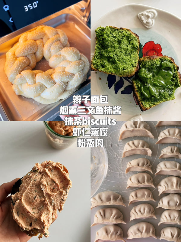 Meal Prep Notes 🧑‍🍳 Braided Bread | Salmon Cream Cheese Dip | Scones🤤