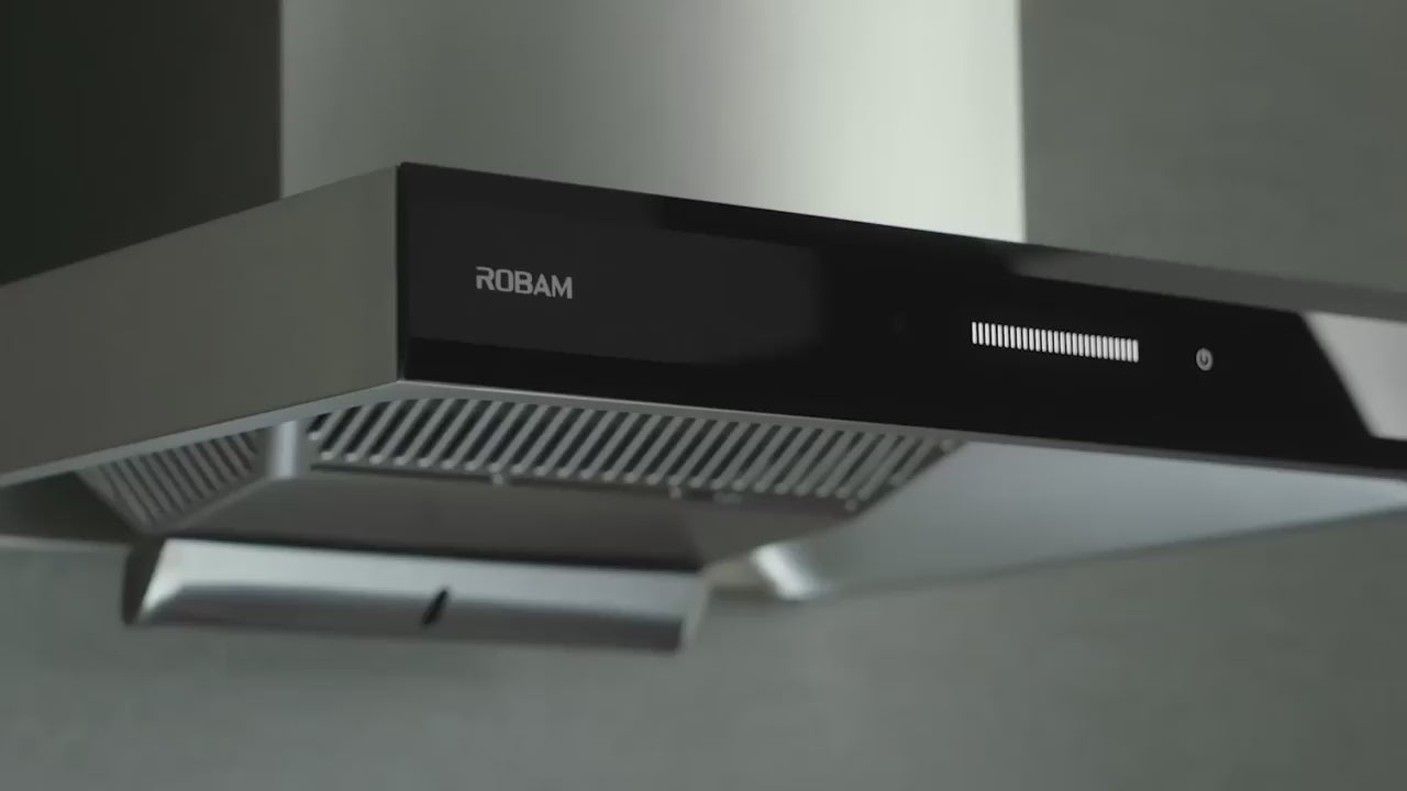 載入影片： ROBAM 抽油煙機 A831 - 30"
