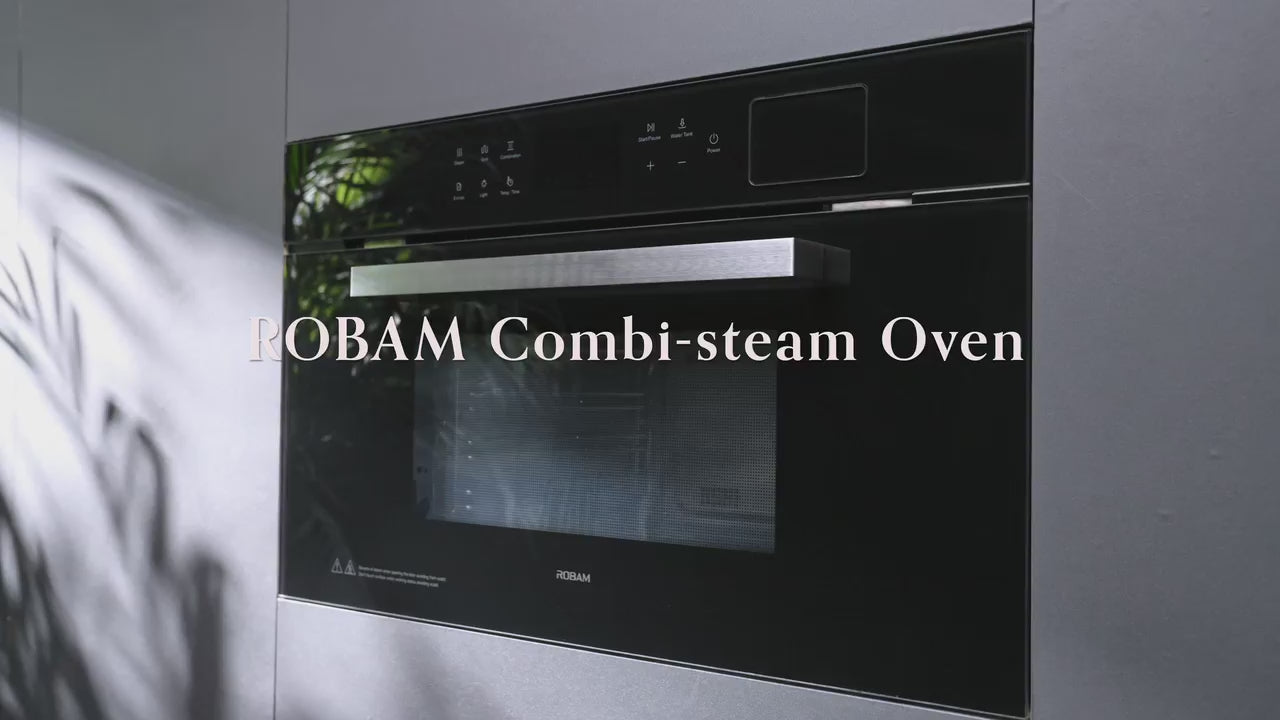載入影片： ROBAM 內嵌式蒸烤爐 CQ762 -30"