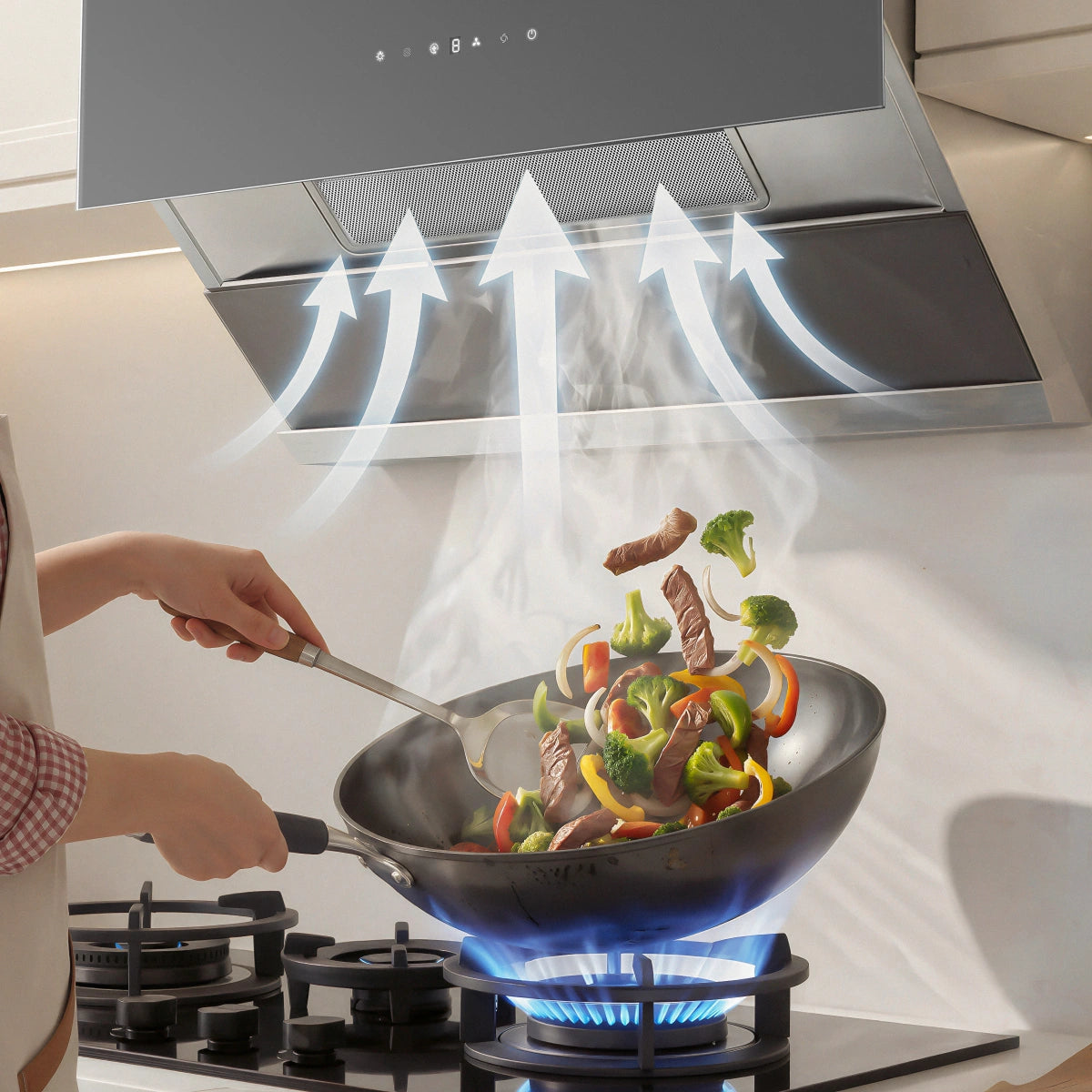 ROBAM R-Max3: 1200/1400 CFM Smart Auto-Sync Range Hood