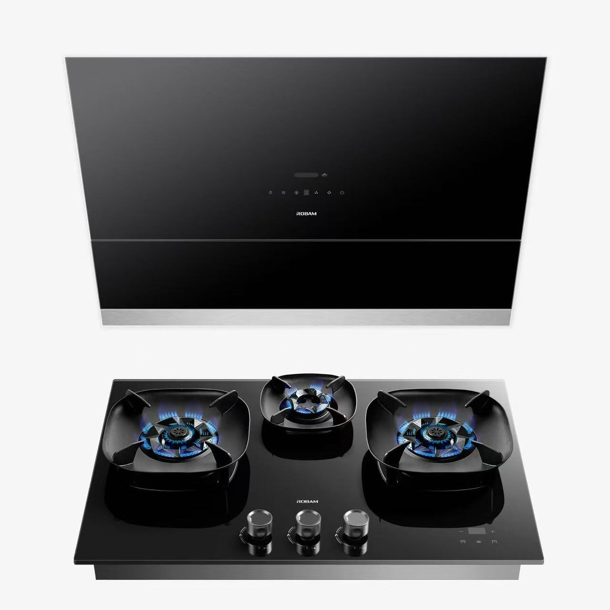ROBAM 30-Inch R-MAX3 抽油煙機＋FireCube 爐具組合