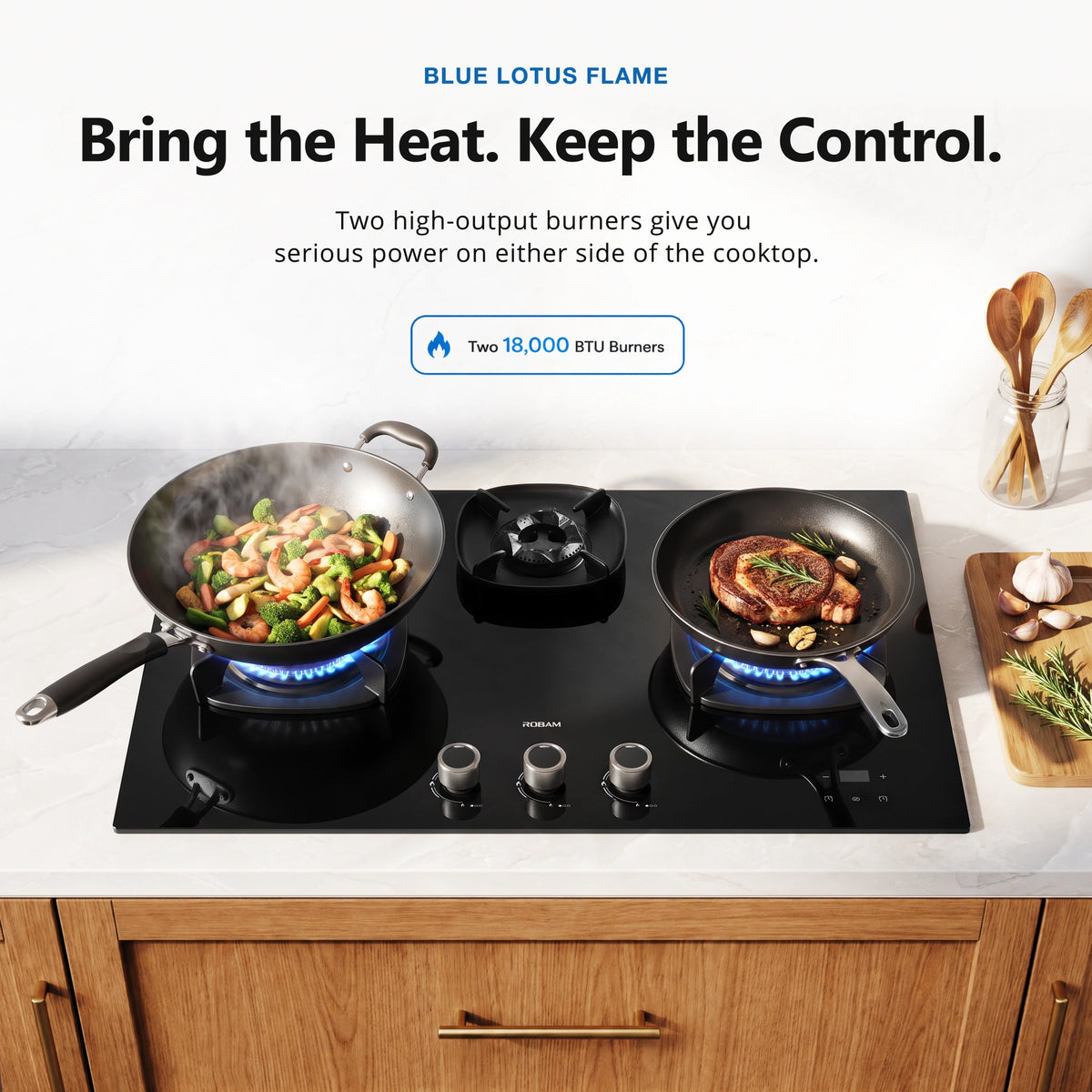ROBAM FireCube - 30" (3 Burners)