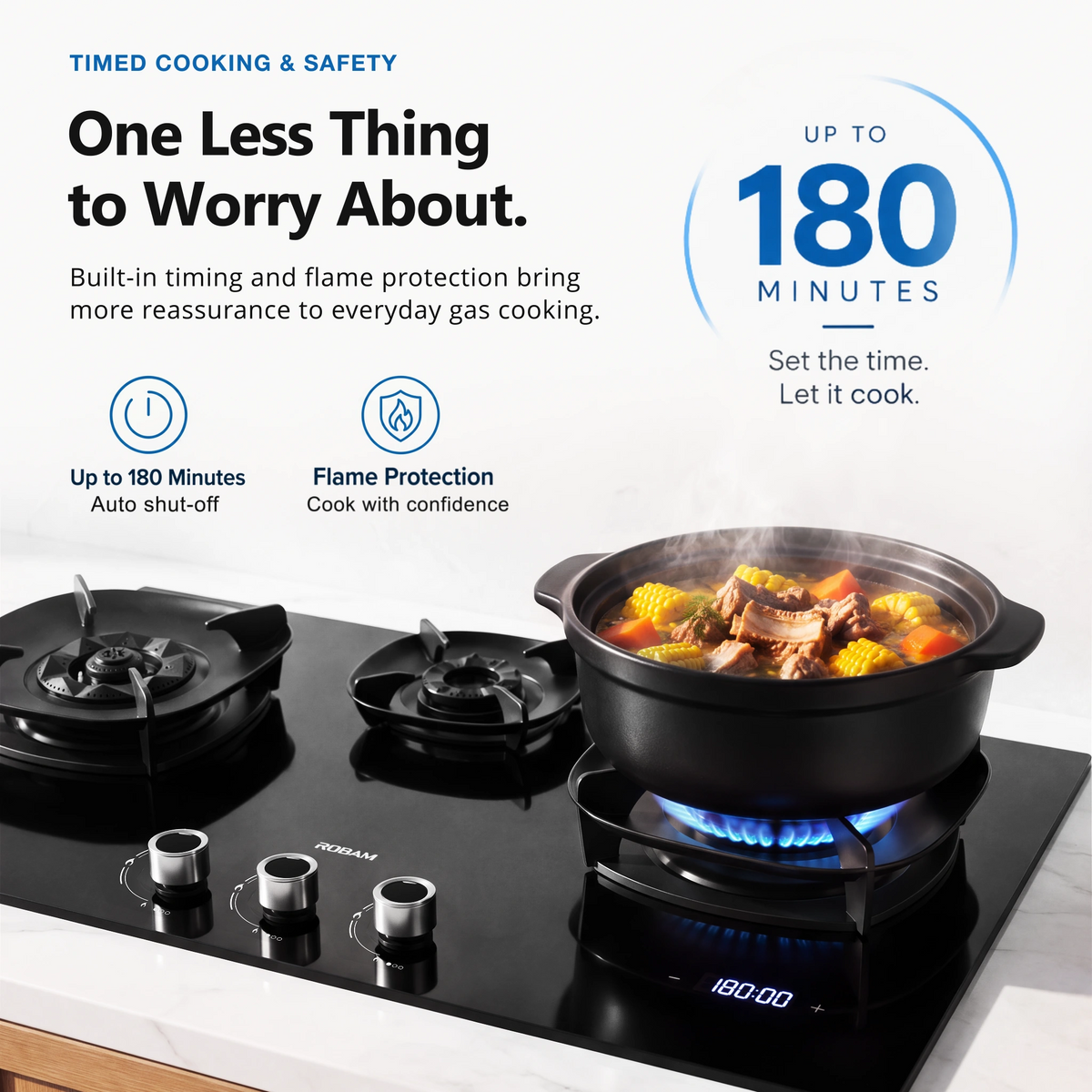 ROBAM FireCube - 30" (3 Burners)