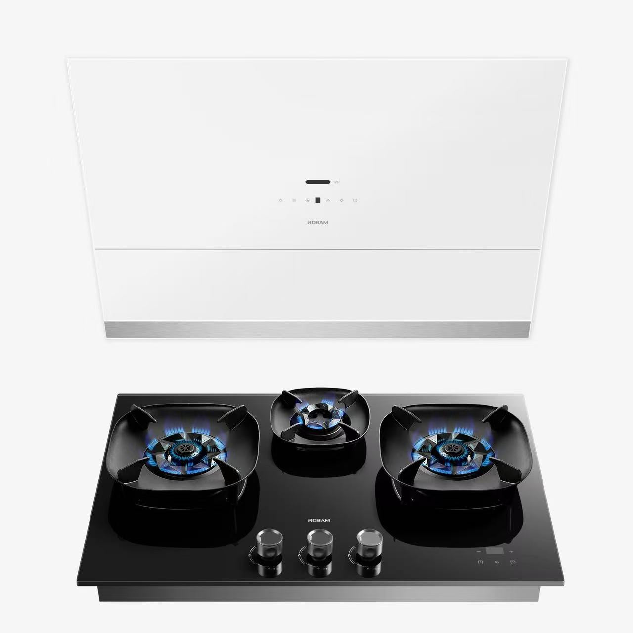 ROBAM 30-Inch R-MAX3 抽油煙機＋FireCube 爐具組合