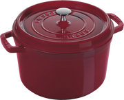 STAUB CAST IRON - TALL COCOTTES 5 QT, ROUND, TALL COCOTTE, CHERR - ROBAM Living
