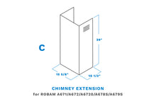 Load image into Gallery viewer, ROBAM - A671/A672/A6720/A678S/A679S/A831/A832 Chimney Extension - ROBAM Living