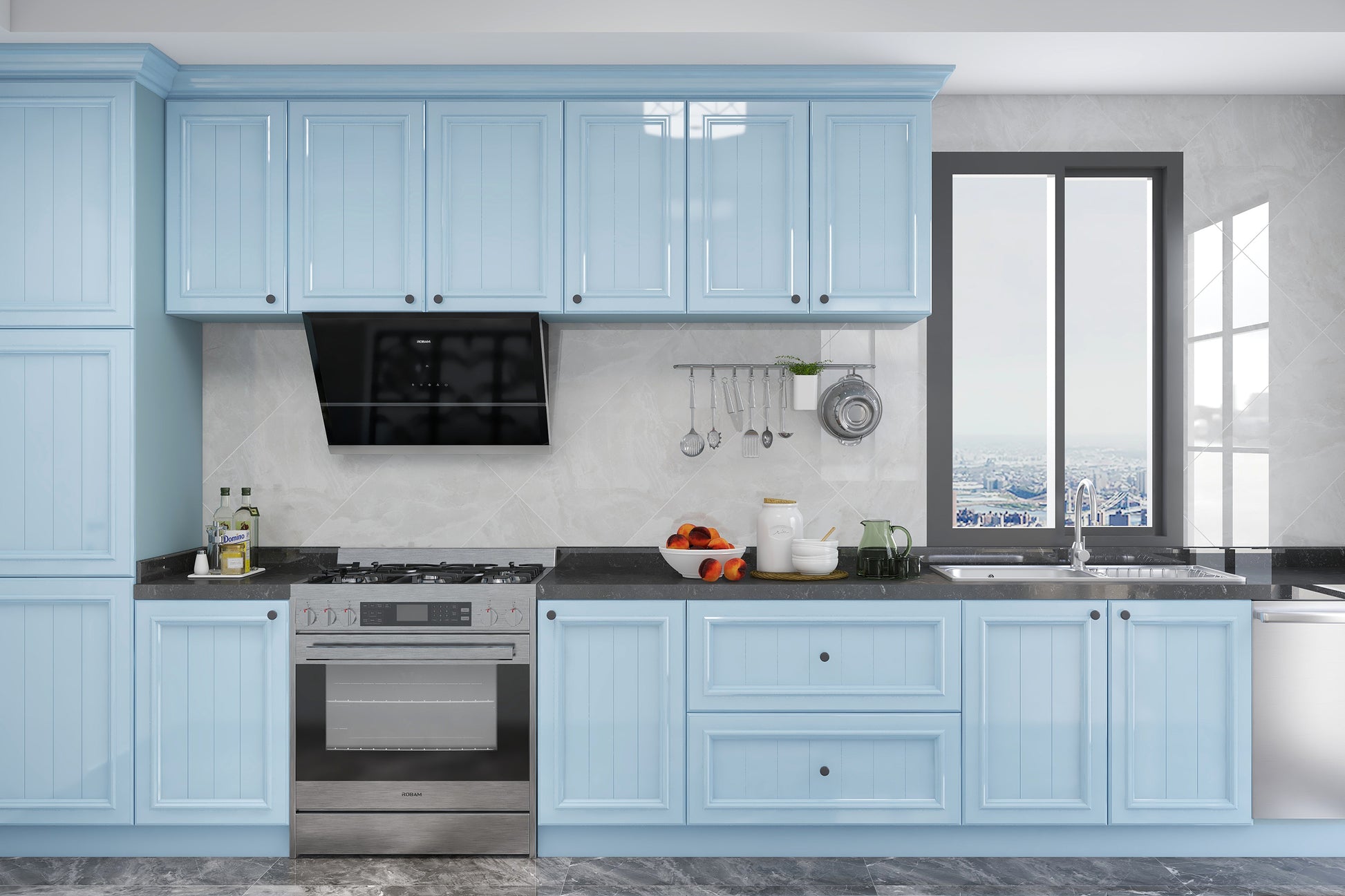 ROBAM A672<br> 30" 105度大角度开扇，吸净油烟 - ROBAM Living