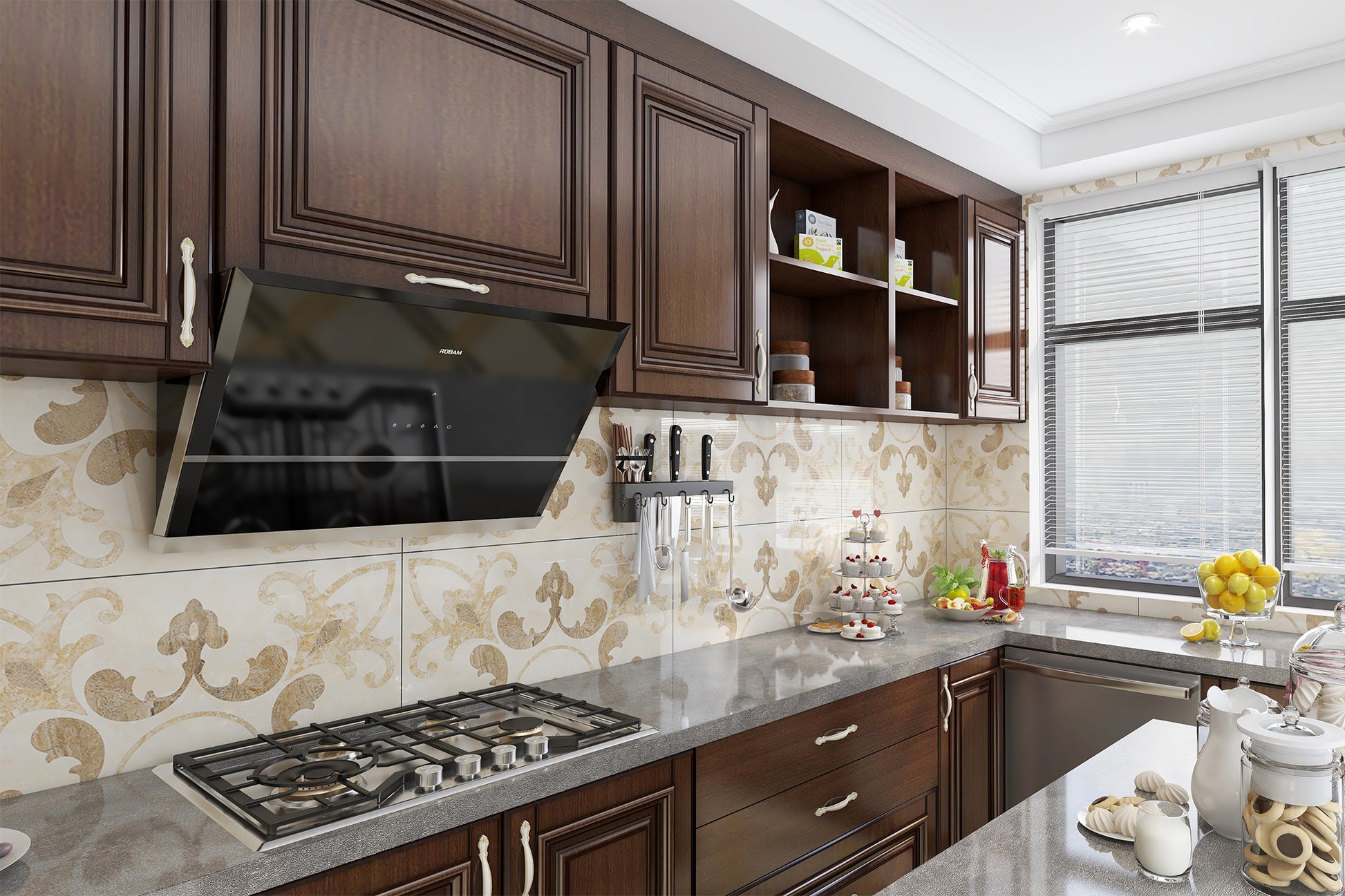 ROBAM A672<br> 30" 105度大角度开扇，吸净油烟 - ROBAM Living