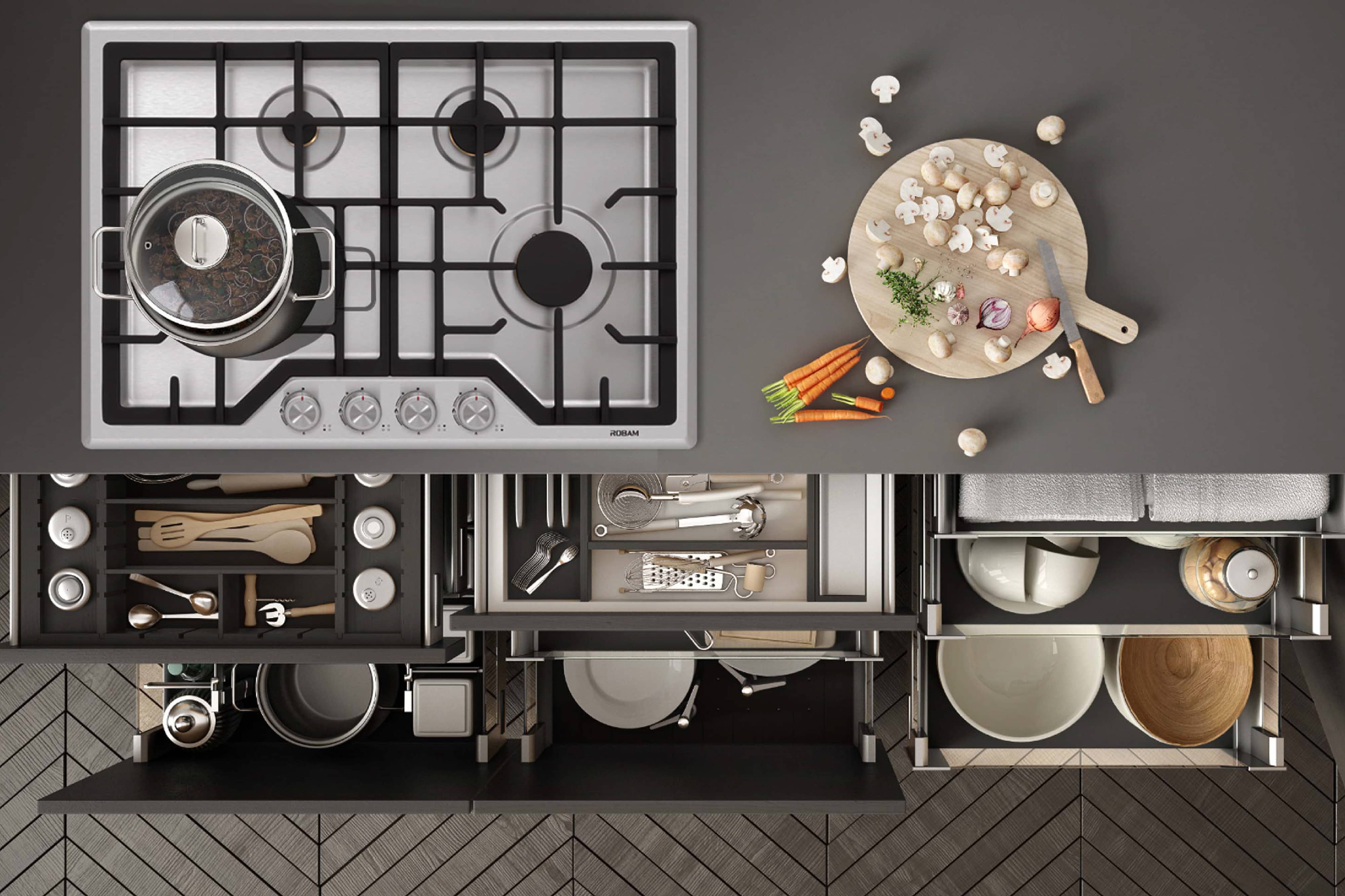 ROBAM G413 -30" (4 Burners) - ROBAM Living