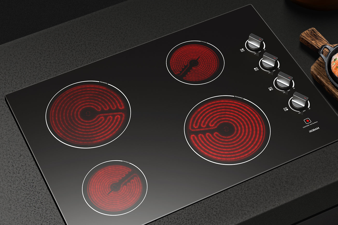 ROBAM Ceramic Glass Cooktop W412 - 30"(4 Burners) - ROBAM Living